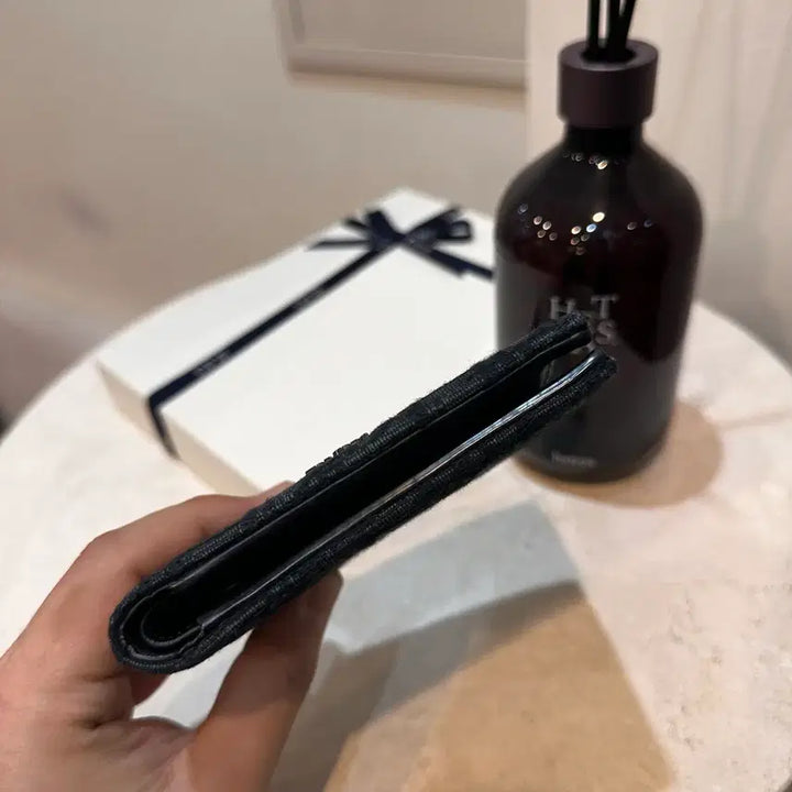 [BUNJANG] Dior Oblique Black Wallet / 디올 오블리크 반지갑 블랙