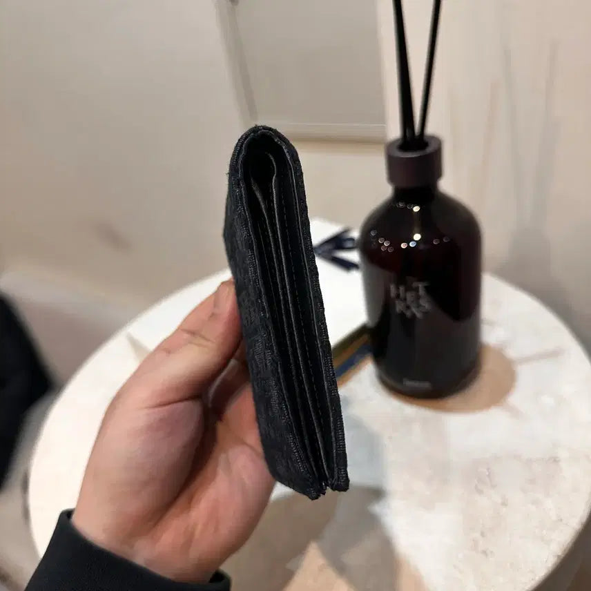 [BUNJANG] Dior Oblique Black Wallet / 디올 오블리크 반지갑 블랙