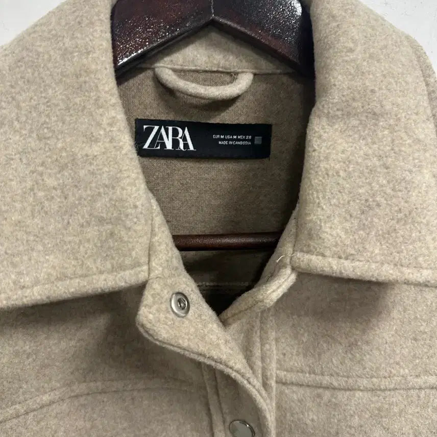 [BUNJANG] Zara Crop Jacket Beige 95 / [만원 아라비아빈티지]자라 크롭 자켓 베이지 95