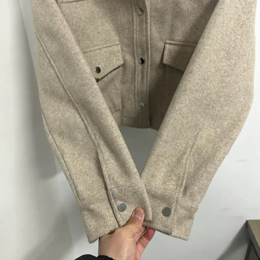 [BUNJANG] Zara Crop Jacket Beige 95 / [만원 아라비아빈티지]자라 크롭 자켓 베이지 95