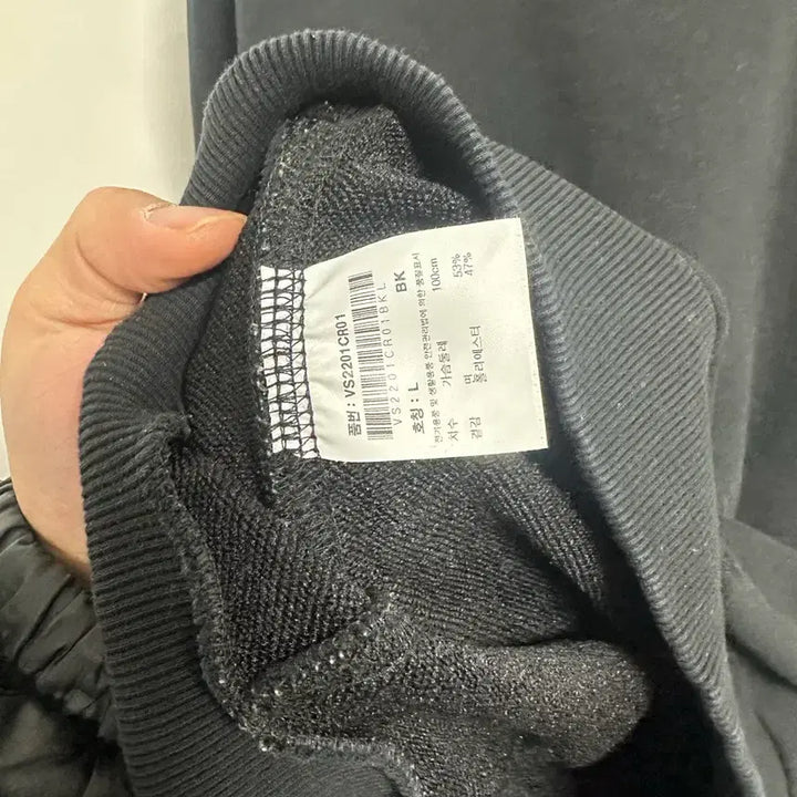 [BUNJANG] VISION Black Men's Sweatshirt / [만원 아라비아빈티지] VISION 비전 블랙 맨투맨 100