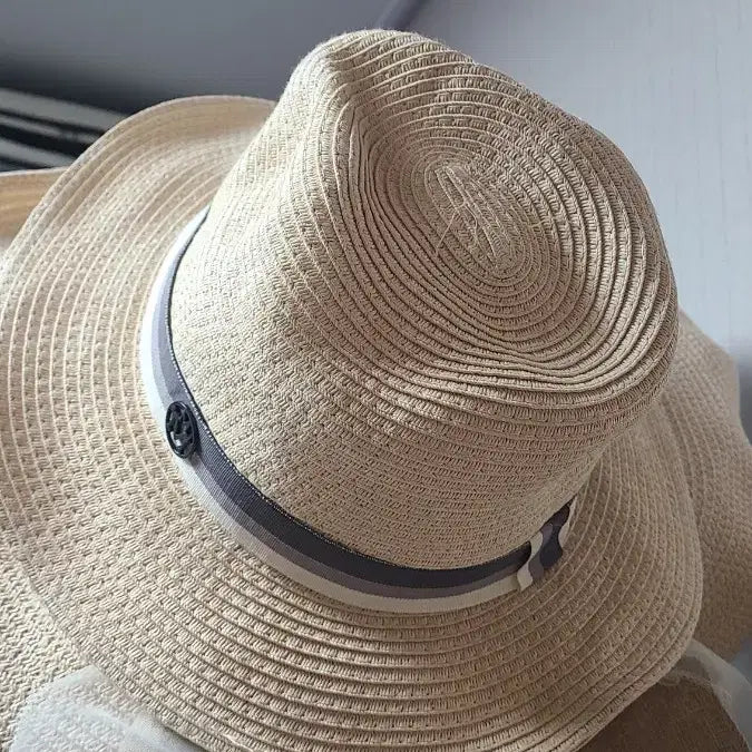 [BUNJANG] Unisex Straw Hat / 남녀 밀짚모자(챙모자,여름버킷햇)