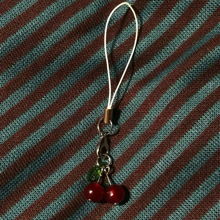 [BUNJANG] Mini Cherry Keychain / 미니 앵두 키링