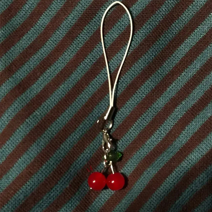 [BUNJANG] Mini Cherry Keychain / 미니 앵두 키링