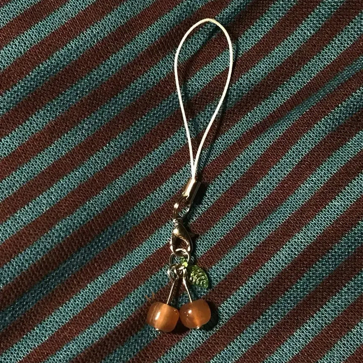 [BUNJANG] Mini Cherry Keychain / 미니 앵두 키링