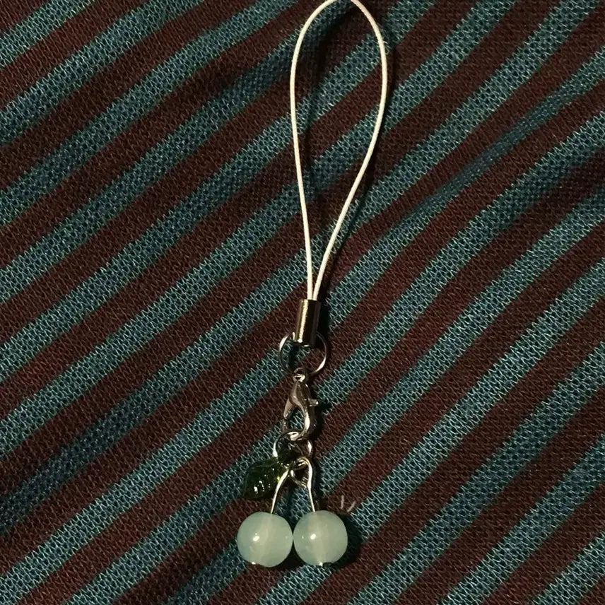 [BUNJANG] Mini Cherry Keychain / 미니 앵두 키링
