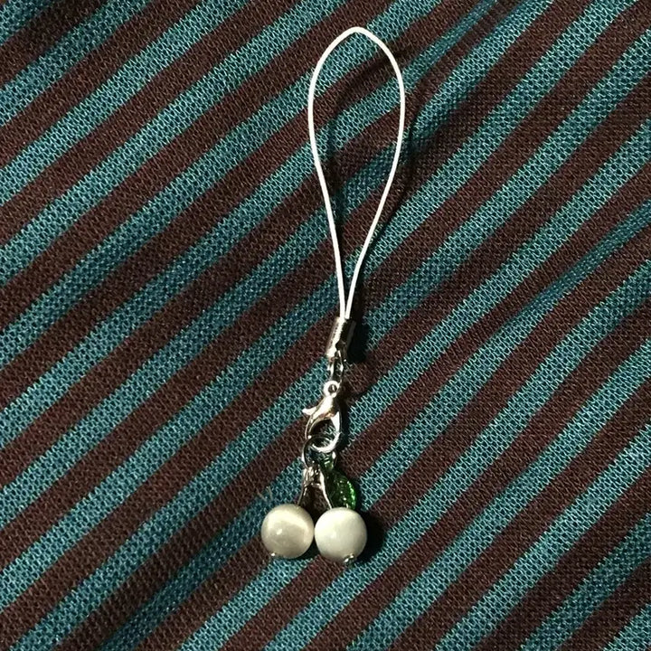 [BUNJANG] Mini Cherry Keychain / 미니 앵두 키링