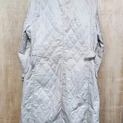 [BUNJANG] Burberry London Quilted Long Coat Ivory / 버버리 퀼팅 롱 버버리 런던 정품 퀼팅 롱 코트  아이보리
