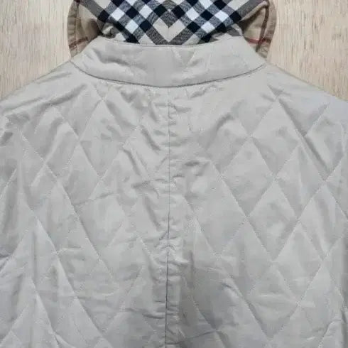 [BUNJANG] Burberry London Quilted Long Coat Ivory / 버버리 퀼팅 롱 버버리 런던 정품 퀼팅 롱 코트  아이보리
