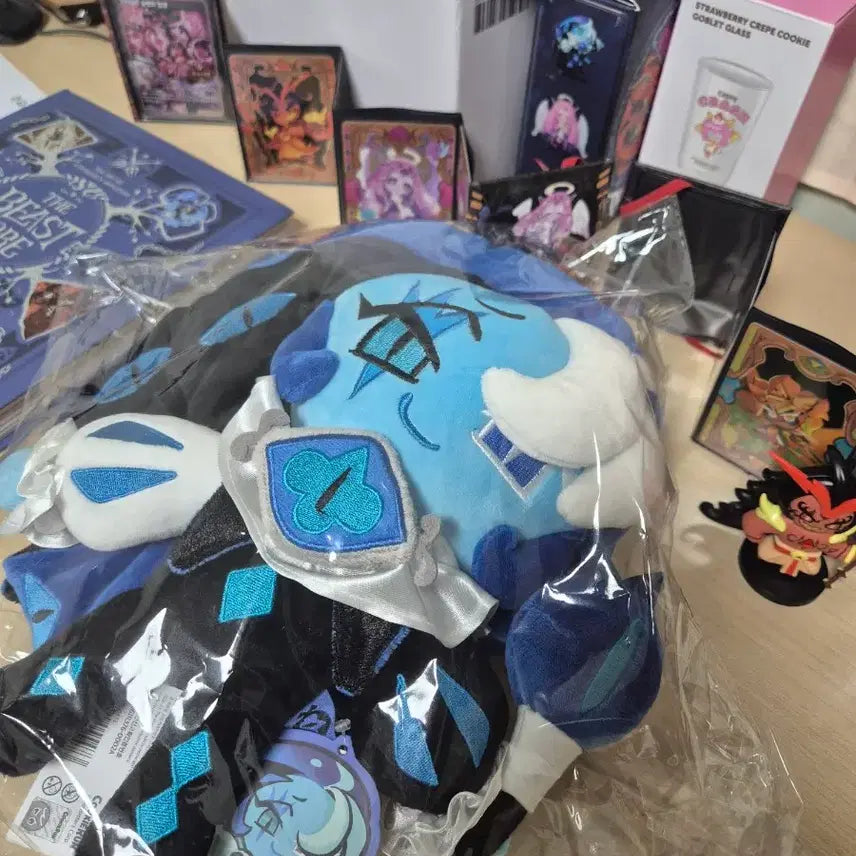 [BUNJANG] Cookie Run Shadow Milk Cookie Plush Doll / 쉐도우밀크쿠키 인형