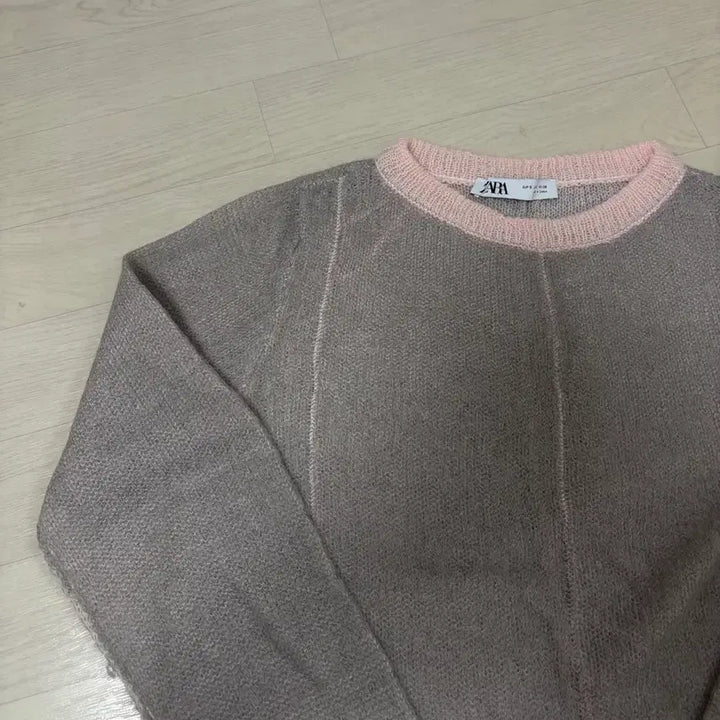 [BUNJANG] ZARA Color Block Knit Sweater / 자라 배색 니트