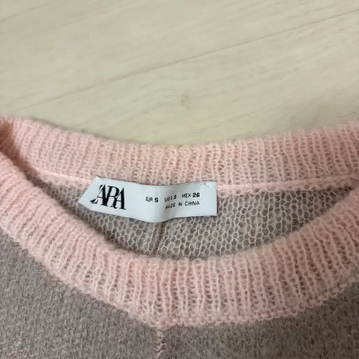 [BUNJANG] ZARA Color Block Knit Sweater / 자라 배색 니트