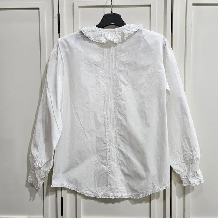 [SOLD OUT] Pink House(핑크하우스) 코튼 프릴 블라우스