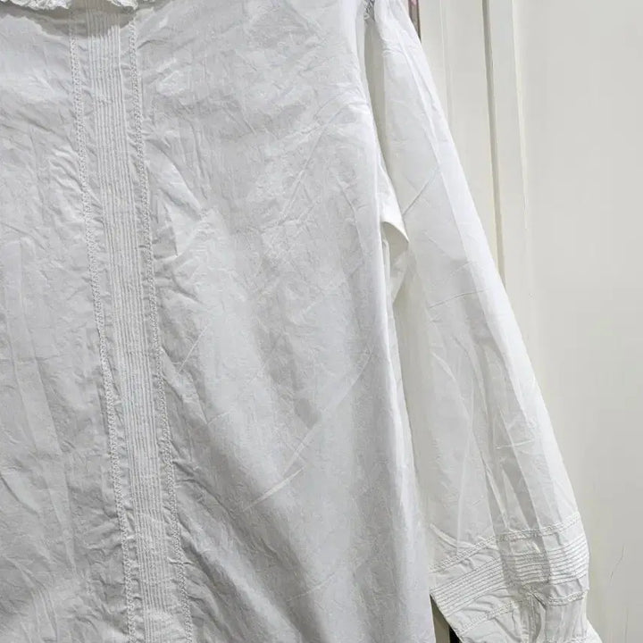 [SOLD OUT] Pink House(핑크하우스) 코튼 프릴 블라우스