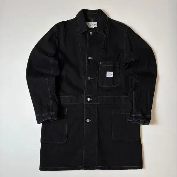 [BUNJANG] DIAPVINE Heavy Cotton Denim Single Coat / 디아프바인 헤비코튼 데님 싱글 코트 PN8078