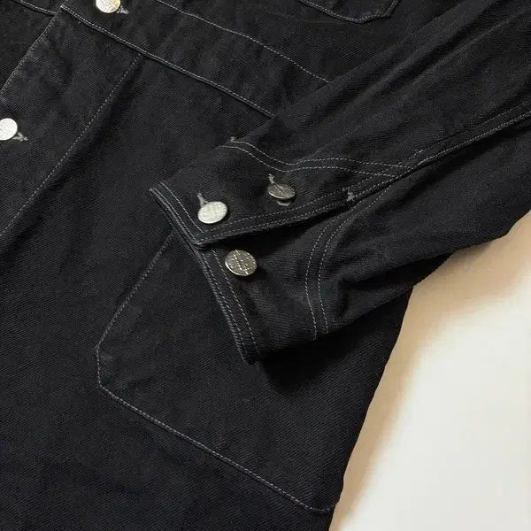 [BUNJANG] DIAPVINE Heavy Cotton Denim Single Coat / 디아프바인 헤비코튼 데님 싱글 코트 PN8078