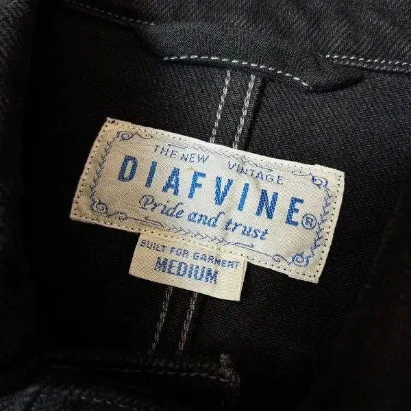 [BUNJANG] DIAPVINE Heavy Cotton Denim Single Coat / 디아프바인 헤비코튼 데님 싱글 코트 PN8078