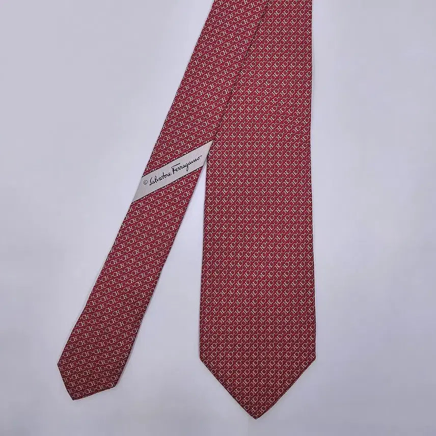 [BUNJANG] Ferragamo Silk Necktie / 페라가모 넥타이