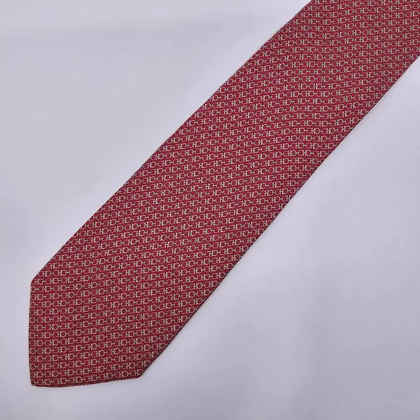 [BUNJANG] Ferragamo Silk Necktie / 페라가모 넥타이