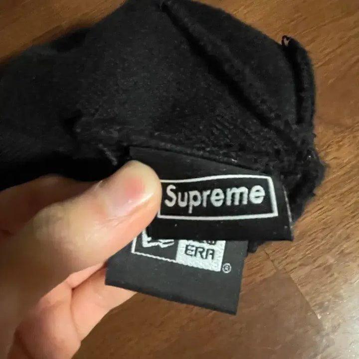 [BUNJANG] Supreme Box Logo Beanie Black / 슈프림 박스로고 뉴에라 비니 블랙