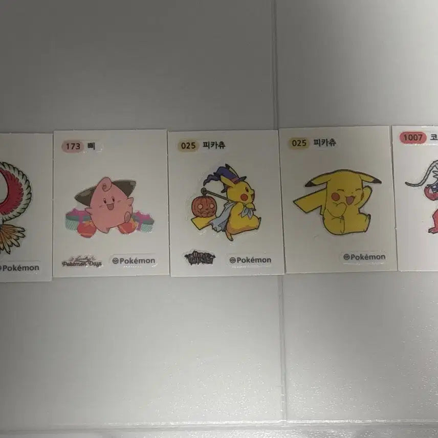 [BUNJANG] Pokemon Tteokbokki Stickers Bundle Set / 포켓몬 띠부씰 일괄 판매