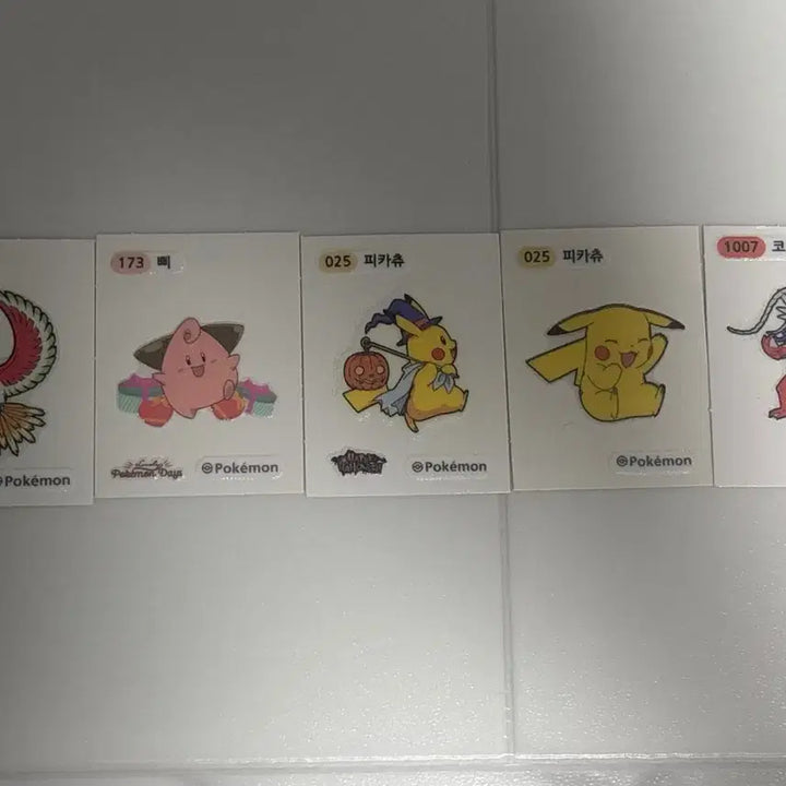 [BUNJANG] Pokemon Tteokbokki Stickers Bundle Set / 포켓몬 띠부씰 일괄 판매