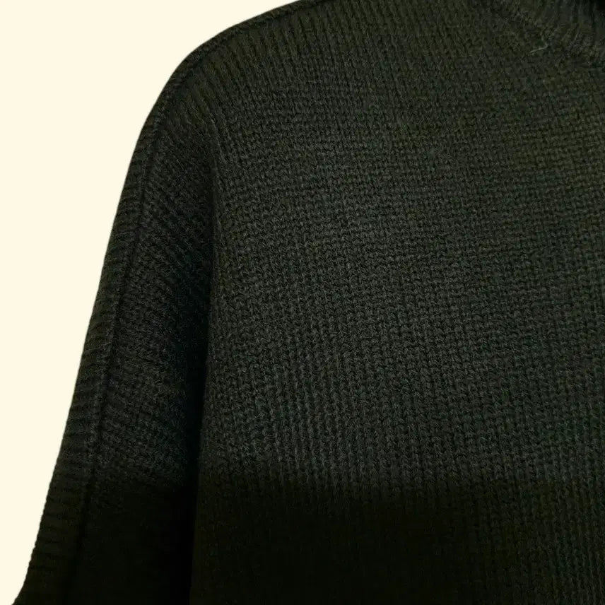 [BUNJANG] Olive Green Turtleneck Knit Sweater / 새상품 여성 니트 55 66 77  터들넥 니트 목폴라 여자 니트 새제품