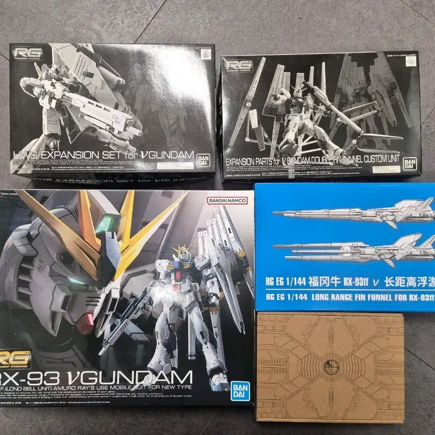 [BUNJANG] RG Nu Gundam Set / rg 뉴 건담 세트