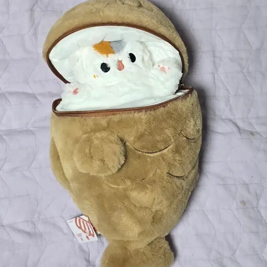 [BUNJANG] Fish-Shaped Bread Cat Plush Doll / 붕어빵 고양이 인형