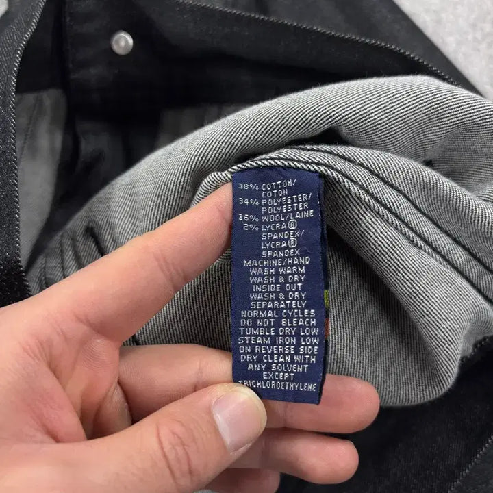 [BUNJANG] Ralph Lauren Denim Jacket / 랄프로렌 데님 자켓 블랙