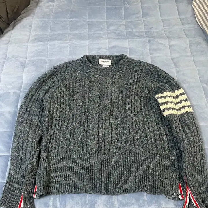 [BUNJANG] Thom Browne Aran Cable Knit Sweater / 톰브라운 아란 케이블 니트