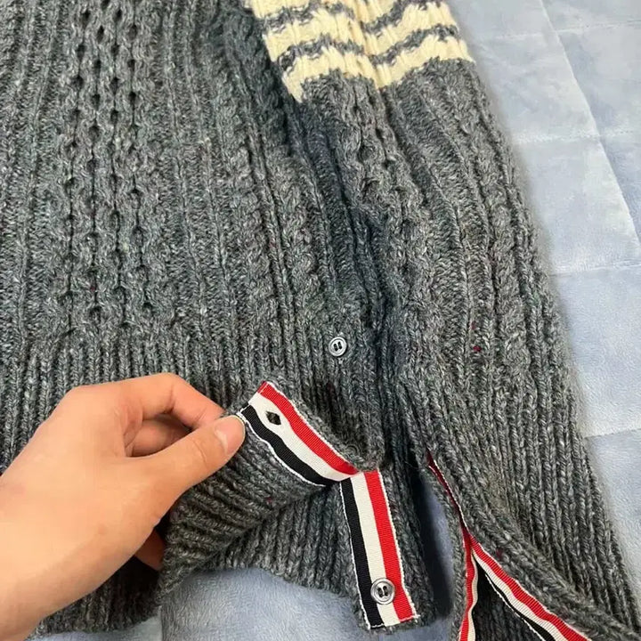 [BUNJANG] Thom Browne Aran Cable Knit Sweater / 톰브라운 아란 케이블 니트