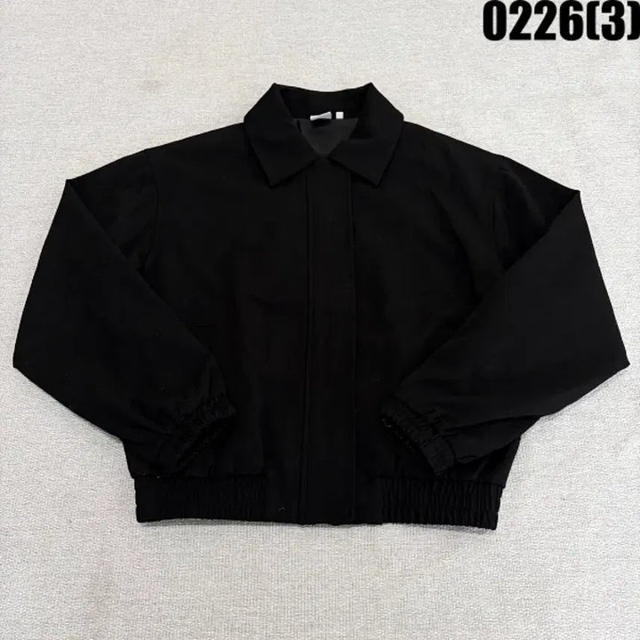 [BUNJANG] Elle Black Short Jacket / M 엘르 블랙 숏 자켓 0226(3)