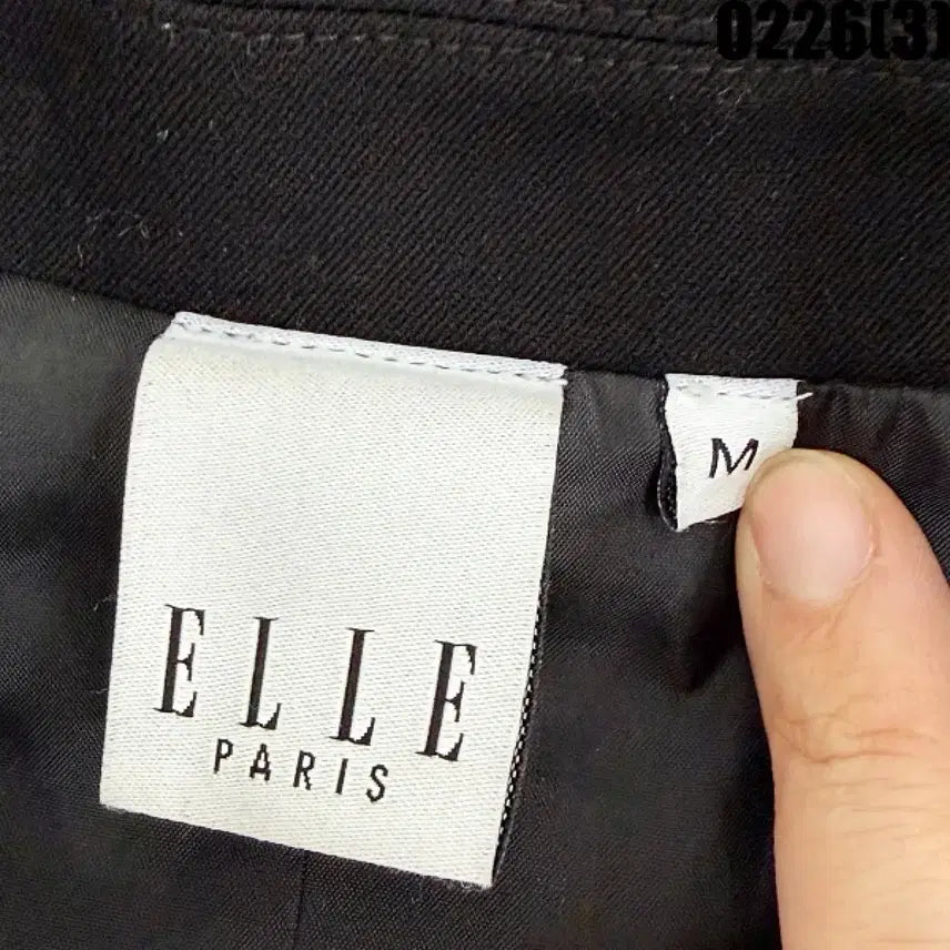 [BUNJANG] Elle Black Short Jacket / M 엘르 블랙 숏 자켓 0226(3)