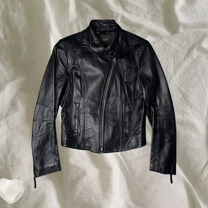 [BUNJANG] ROBO High-Neck Lambskin Jacket / ROBO . 하이넥 램스킨 자켓