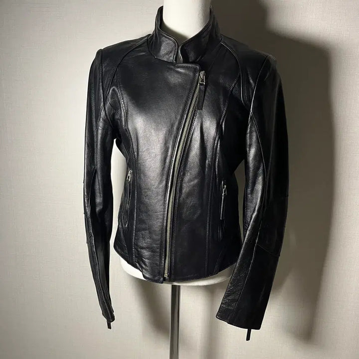 [BUNJANG] ROBO High-Neck Lambskin Jacket / ROBO . 하이넥 램스킨 자켓