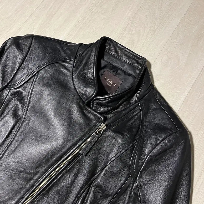 [BUNJANG] ROBO High-Neck Lambskin Jacket / ROBO . 하이넥 램스킨 자켓