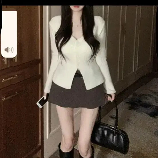 [BUNJANG] Wool Knit Cardigan / 울 니트 가디건