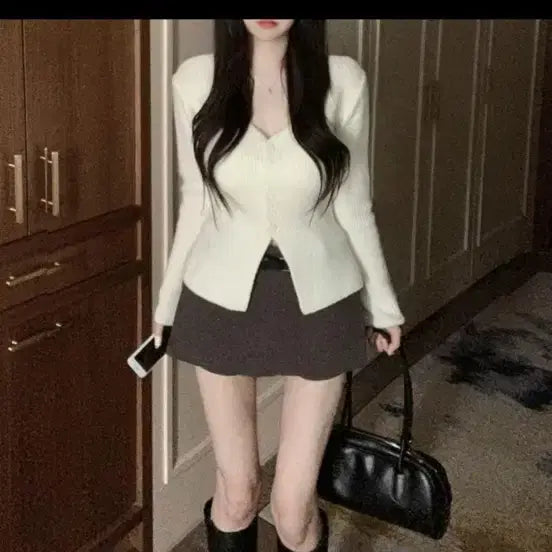 [BUNJANG] Wool Knit Cardigan / 울 니트 가디건