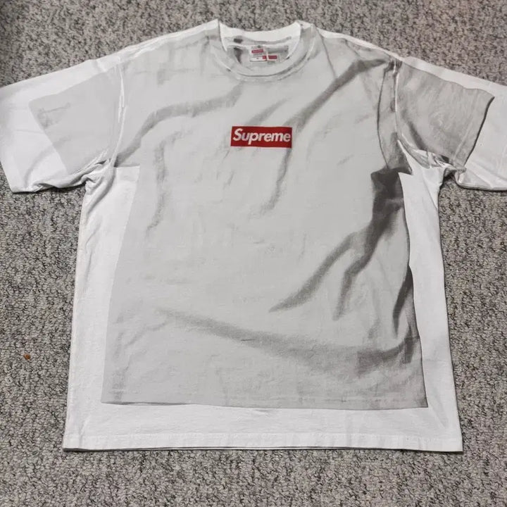 [BUNJANG] 슈프림 X MM6 메종마르지엘라 박스로고 티셔츠 XL / 슈프림 X MM6 메종마르지엘라 박스로고 티셔츠 XL
