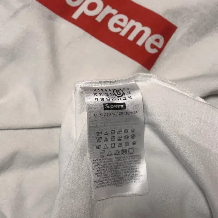 [BUNJANG] 슈프림 X MM6 메종마르지엘라 박스로고 티셔츠 XL / 슈프림 X MM6 메종마르지엘라 박스로고 티셔츠 XL