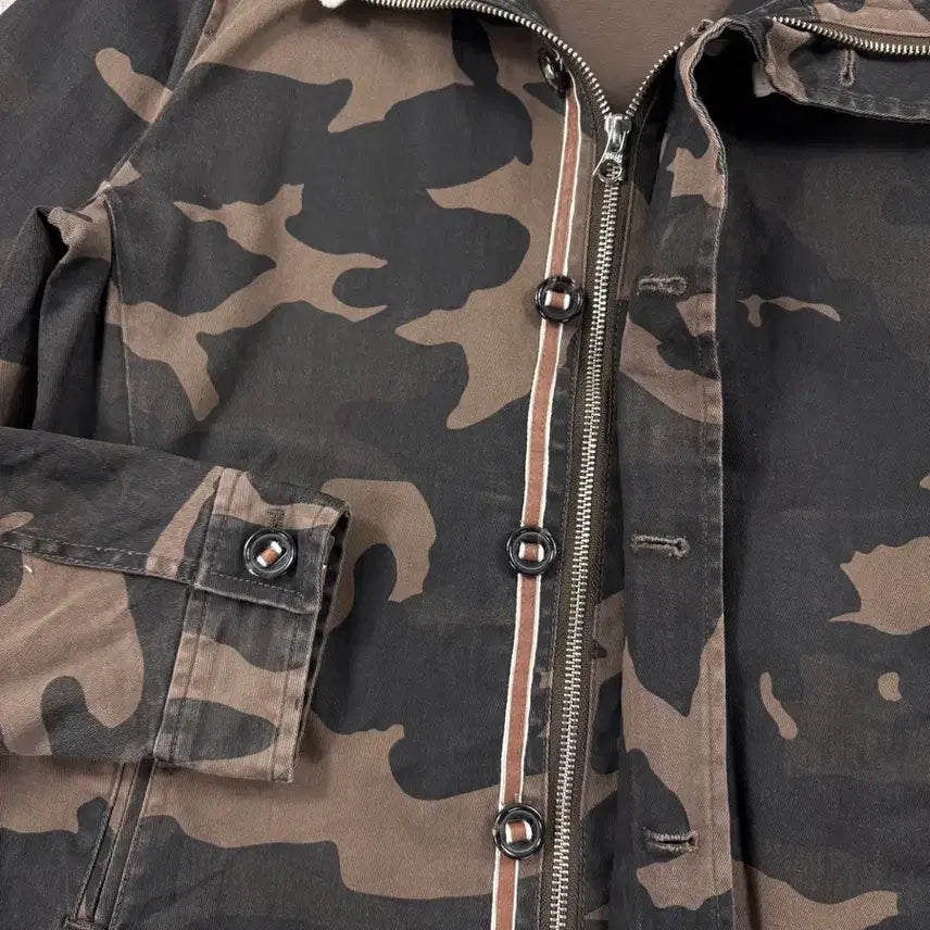 [BUNJANG] BEAMS Camouflage Hooded Jacket / BEAMS 카모플라쥬 후드 자켓