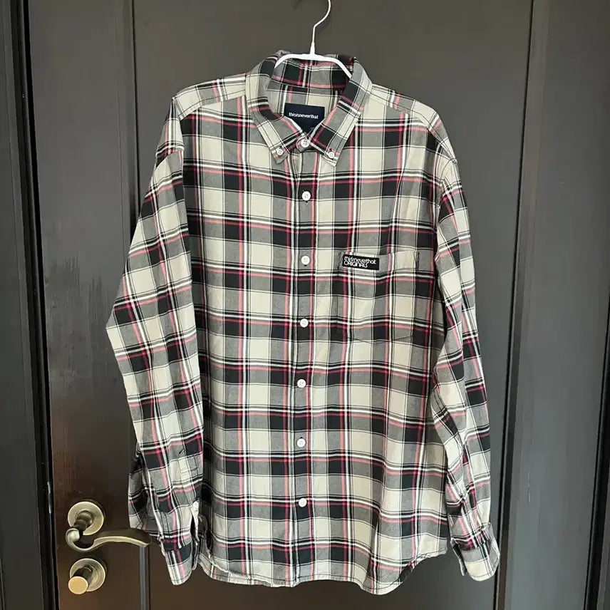 [BUNJANG] thisisneverthat Checkered Shirt M / 디스이즈네버뎃 체크 셔츠 M