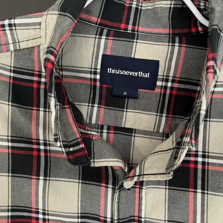 [BUNJANG] thisisneverthat Checkered Shirt M / 디스이즈네버뎃 체크 셔츠 M