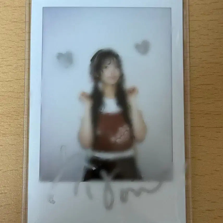 [BUNJANG] qwer Chodan Signed Polaroid / qwer 쵸단 싸인 폴라로이드 싸폴