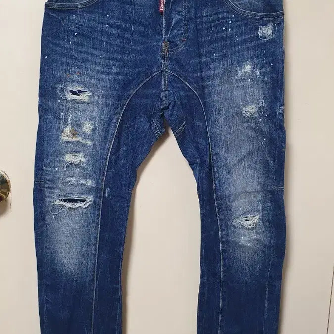 [BUNJANG] Dsquared2 Denim Jeans / Dsquared2 디스퀘어드 데님 청바지 데미지진