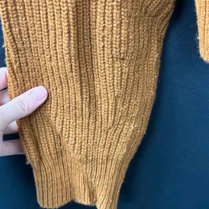 [BUNJANG] Homegrown Knit Zip-Up Sweater / Homegrown 니트 집업 (소매 보풀 존재)