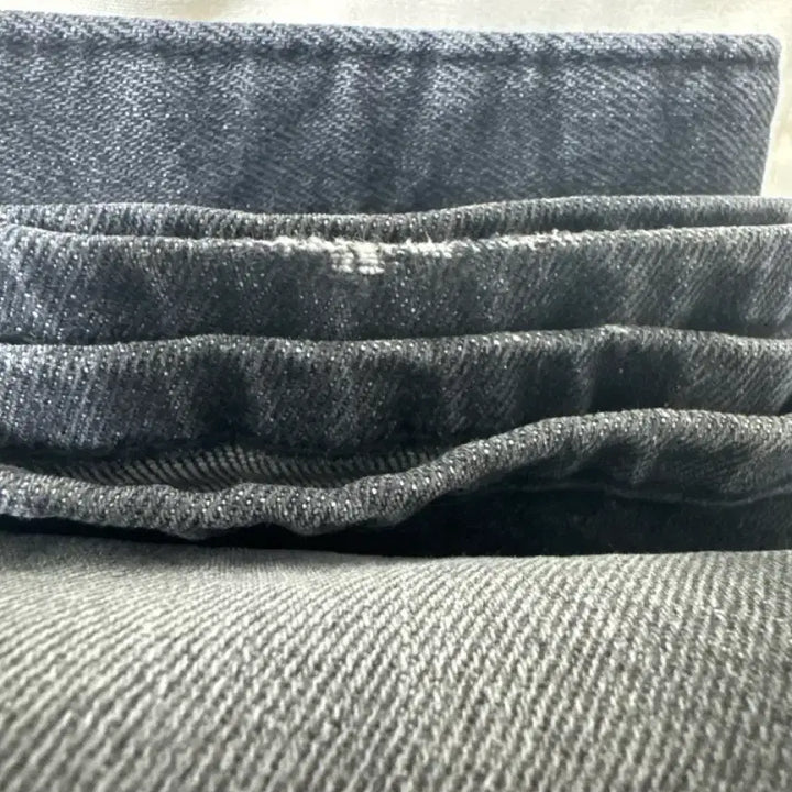 [BUNJANG] Low Rise Bootcut Denim Black Jeans / 로우라이즈 부츠컷 데님 흑청