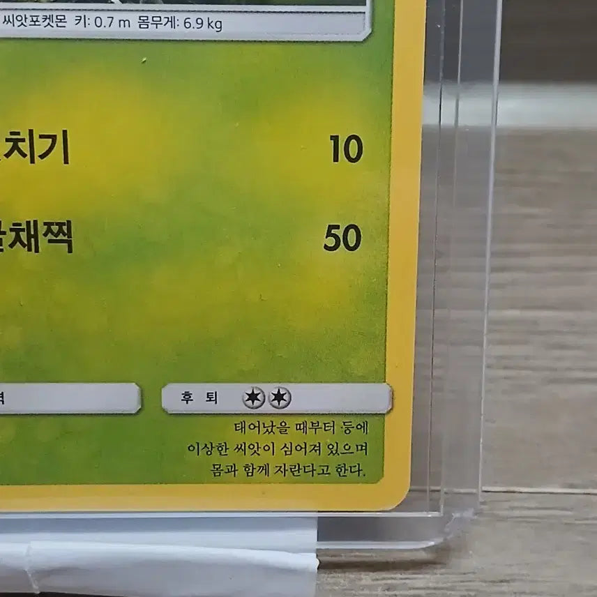[BUNJANG] Pokemon Bulbasaur Detective Pikachu Card / 포켓몬카드 이상해씨 명탐정피카츄 (S)