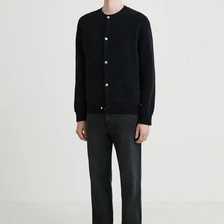 [BUNJANG] Time Homme Textured Knit Cardigan / 타임옴므 텍스처 니트 가디건 새상품 100